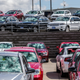 Illustration for article titled This hail storm made a car dealership its bitch
